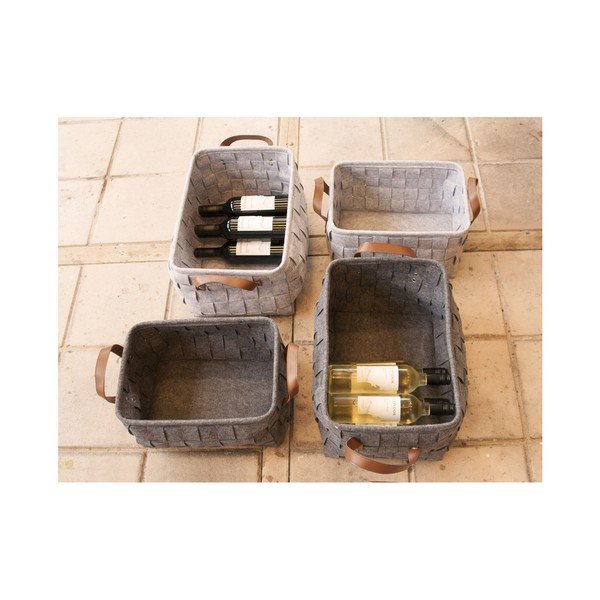 Jasnoszary koszyk PT LIVING Storage, dł. 38 cm-image-1