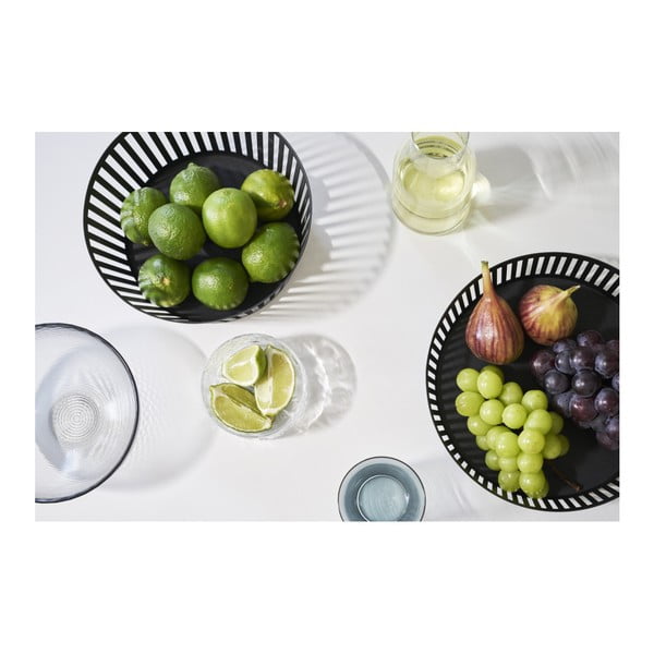 Czarna misa na owoce YAMAZAKI Tower, ⌀ 25 cm-image-2