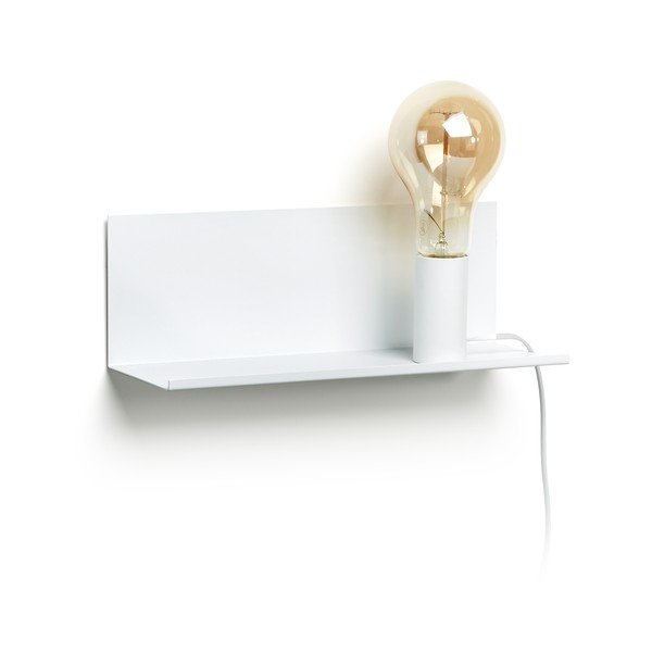 Biały kinkiet z półką Hannah – Kave Home