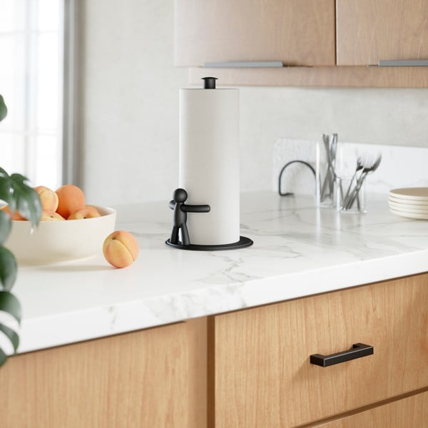 Stalowy stojak na ręczniki kuchenne ø 19 cm Buddy – Umbra-image-3