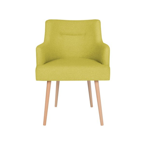Żółte
  krzesło Cosmopolitan design Retro-image-4