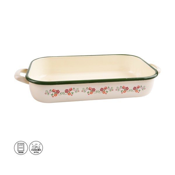 Emaliowana brytfanka Orion Roba, 37,5x24,5 cm-image-1