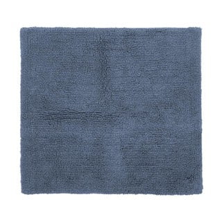 Niebieski bawełniany dywanik łazienkowy Tiseco Home Studio Luca, 60x60 cm