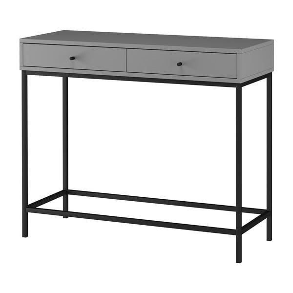 Szara konsola 35x90 cm Celine – Støraa-image-1