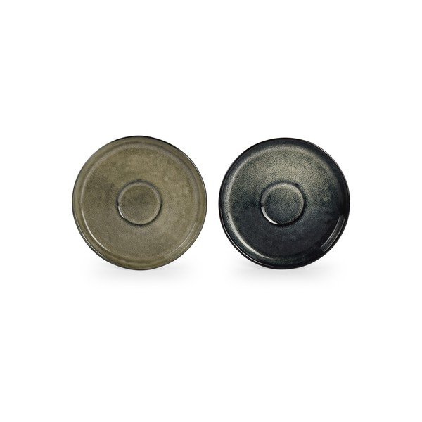 Zielony/niebieski spodek ø 15 cm Meridian – Salt&Pepper-image-3