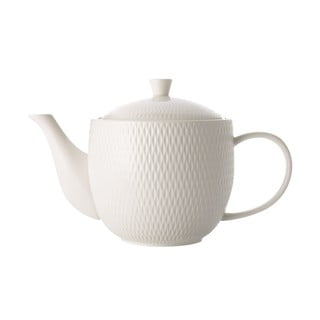 Biały porcelanowy dzbanek do herbaty Maxwell & Williams Diamonds, 800 ml