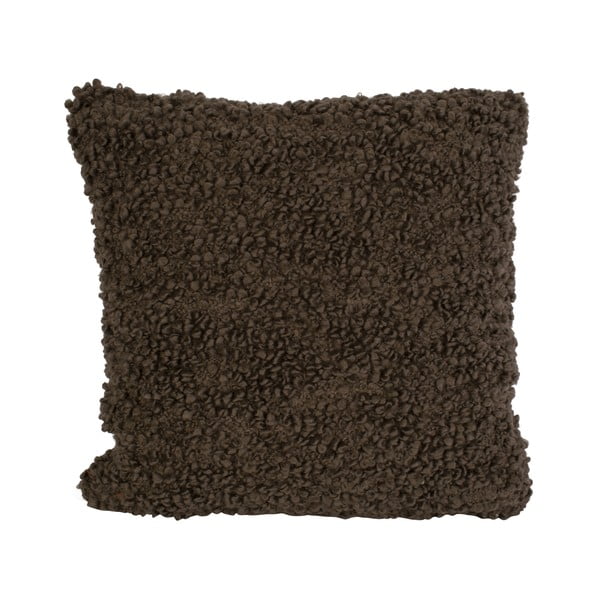 Ciemnobrązowa poduszka bawełniana PT LIVING Purity, 45x45 cm