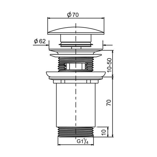 Korek do umywalki – Sapho-image-2