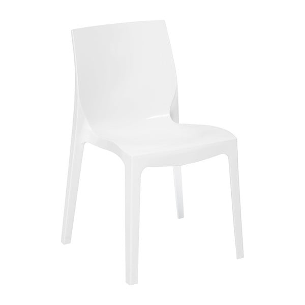 Białe krzesło sztaplowane Evergreen House Aila