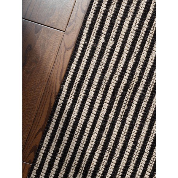 Czarny dywan z juty tkany ręcznie 160x230 cm Harvest Ebony – Elle Decoration-image-3