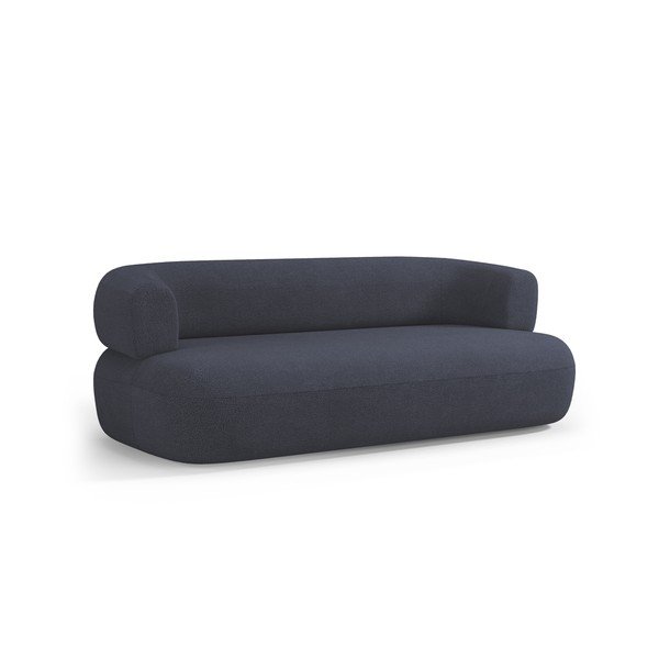 Ciemnoniebieska sofa z materiału bouclé 178 cm Jenny – Micadoni -image-1