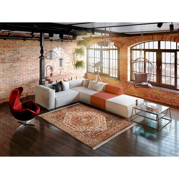 Pomarańczowy dywan Universal Caucas Multi, 200x290 cm-image-1