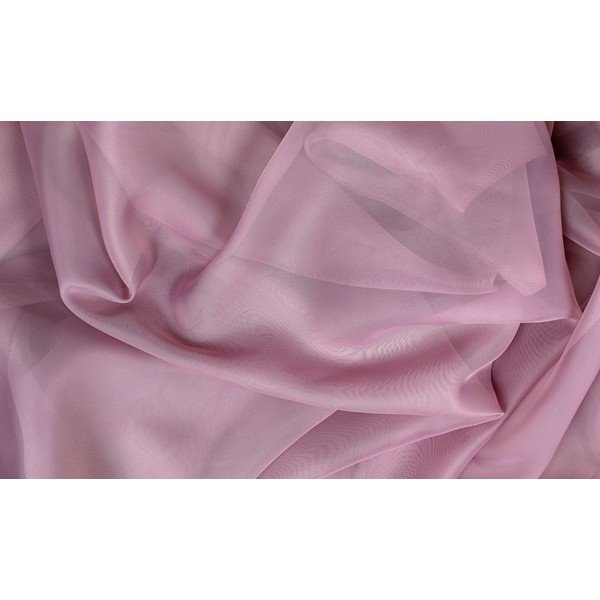Różowa firanka 140x245 cm Voile – Mendola Fabrics-image-1