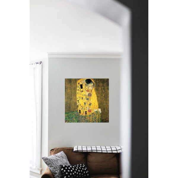 Reprodukcja obrazu Gustava Klimta – The Kiss, 50x50 cm-image-1