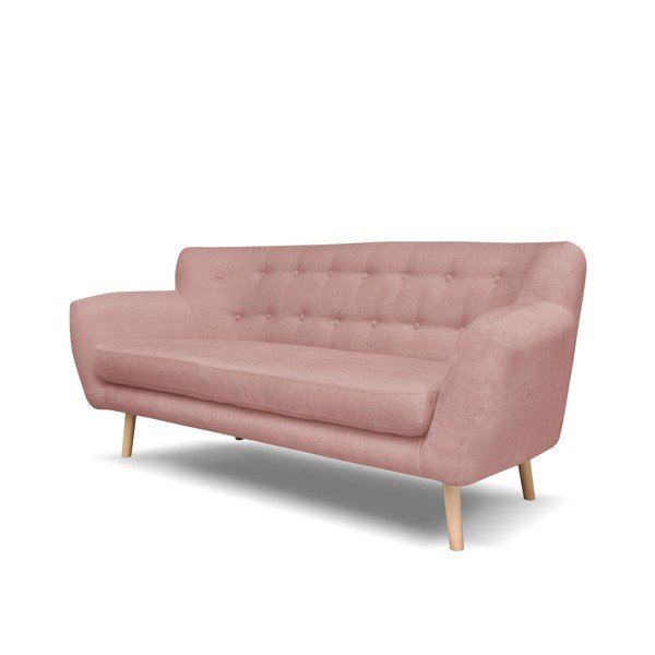 Jasnoróżowa sofa Cosmopolitan design London, 162 cm-image-2