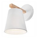 Biały kinkiet ø 15 cm Ellie – LAMKUR