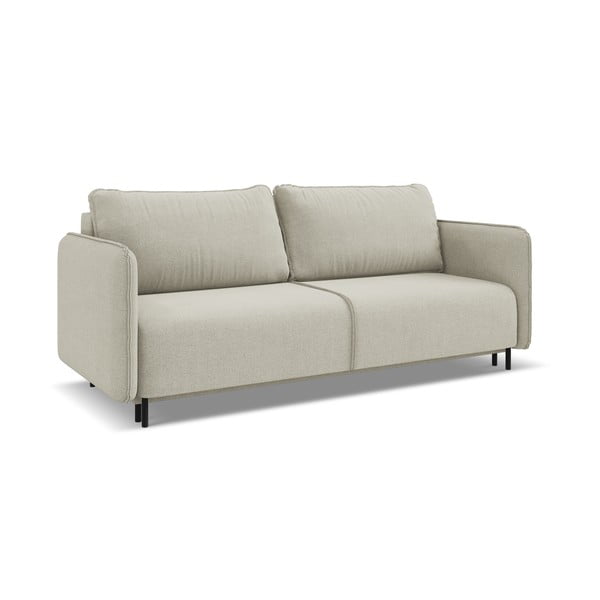 Beżowa rozkładana/ze schowkiem sofa 226 cm Luana – Makamii-image-2