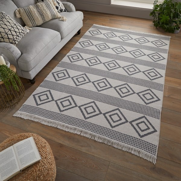 Szary dywan 160x230 cm Deuce Teo – Flair Rugs-image-2