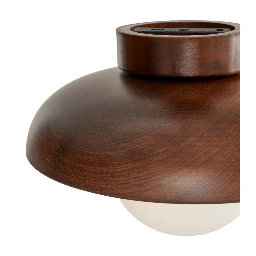 Brązowa lampa sufitowa ze szklanym kloszem ø 24 cm Elsa – Opviq lights (zdjęcie 6)