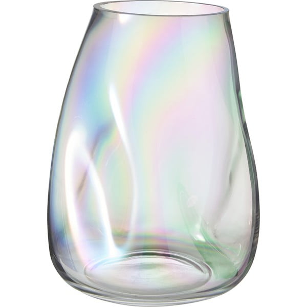Dmuchany wazon ze szkła iryzowanego Westwing Collection Rainbow, wys. 26 cm