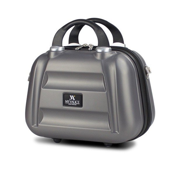 Szary kuferek podróżny My Valice SMART BAG LASSO Make Up & Hand Suitcase