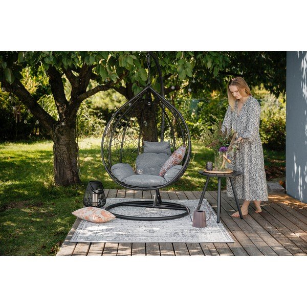 Szary stół ogrodowy Bonami Essentials Lounge, ø 51 cm-image-4