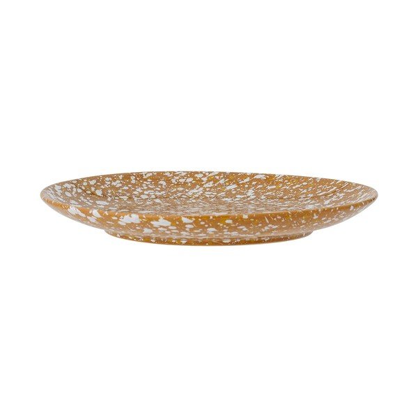 Pomarańczowo-biały kamionkowy talerz Bloomingville Carmel, ø 26 cm-image-2