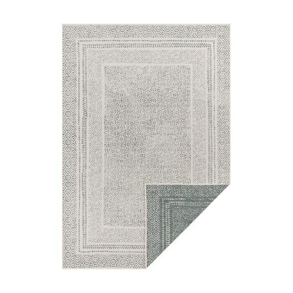 Zielono-biały dywan odpowiedni na zewnątrz Ragami Berlin, 80x150 cm