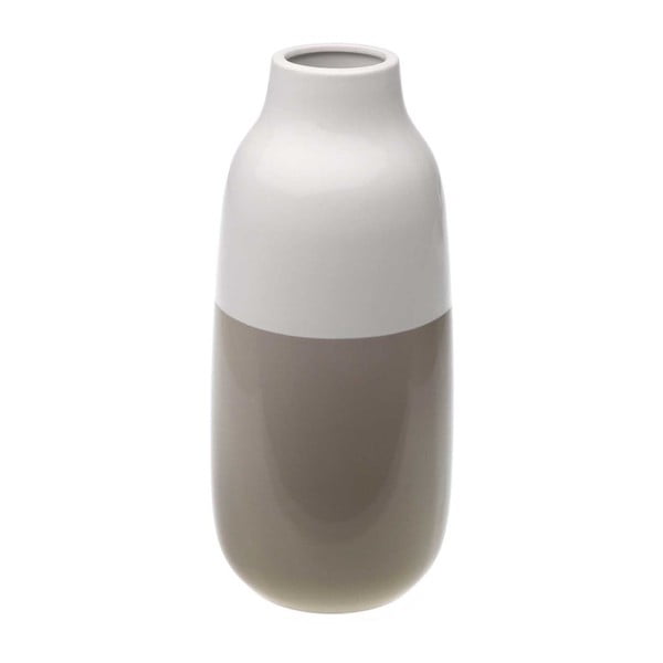 Brązowo-biały wazon ceramiczny Versa Turno, wys. 28,5 cm