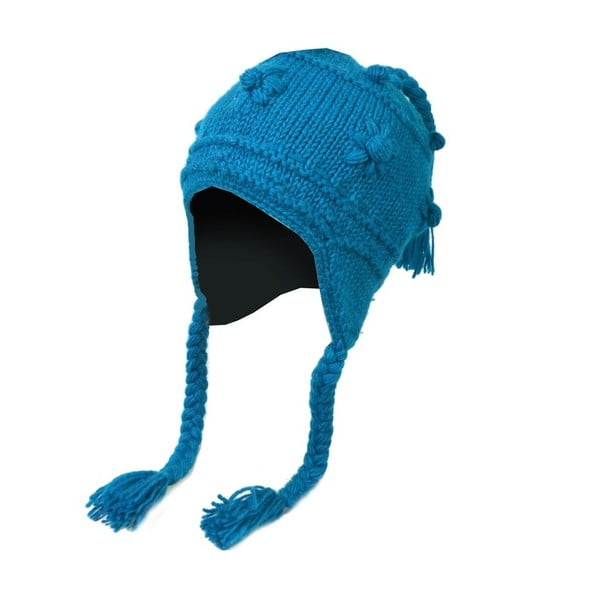 Wełniana czapka z uszami Blue Decor