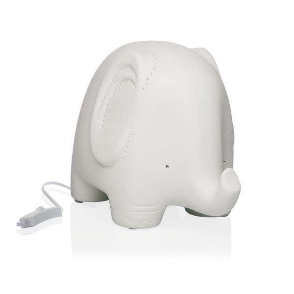Porcelanowa lampa stołowa w kształcie słonia Versa
