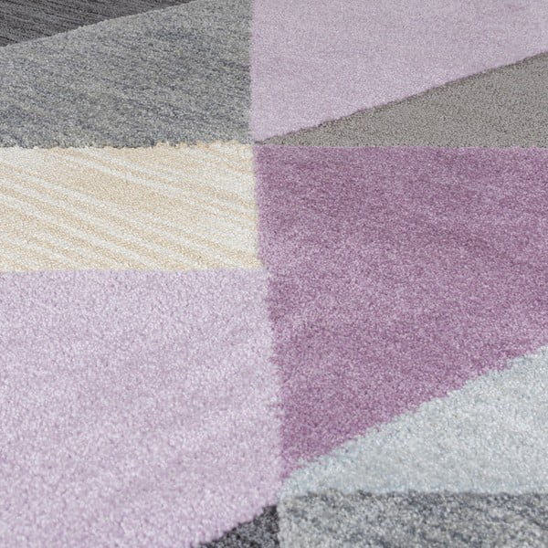 Szaro-fioletowy dywan Flair Rugs Icon, 120x170 cm-image-2