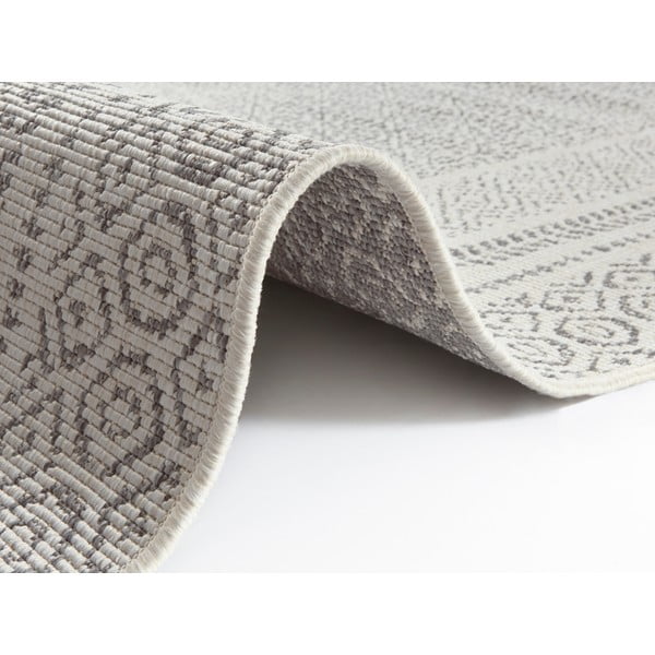 Szaro-biały chodnik odpowiedni na zewnątrz Ragami Berlin, 80x250 cm-image-2