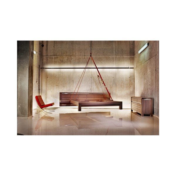 Łóżko z litego drewna dębowego Javorina Next, 180x200 cm-image-2