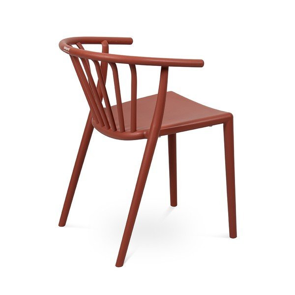 Brązowe plastikowe krzesło ogrodowe Capri – Bonami Essentials-image-4