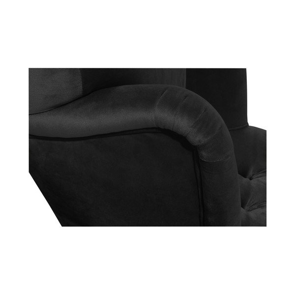 Czarny fotel Max Winzer Brandon Suede-image-2