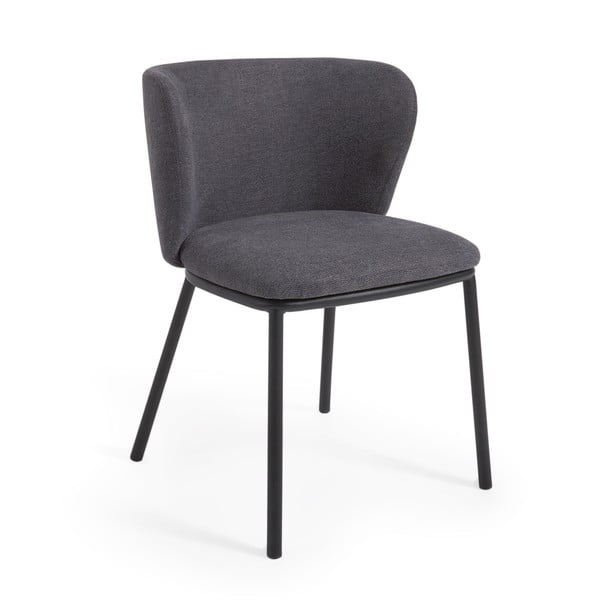 Ciemnoszare krzesło Ciselia – Kave Home