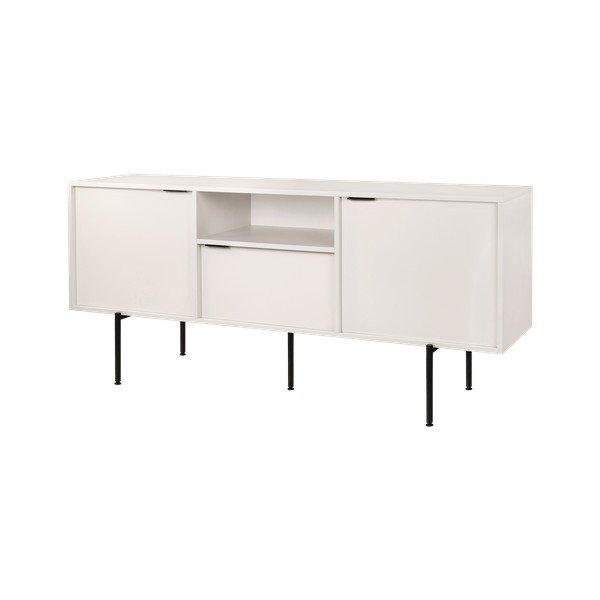 Szarobeżowa szafka pod TV 180x79x50 cm Bau – noo.ma