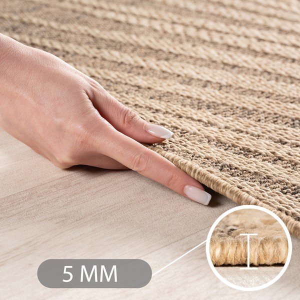 Brązowy okrągły dywan odpowiedni na zewnątrz ø 160 cm Timber 1403 – Ayyildiz Carpets-image-3