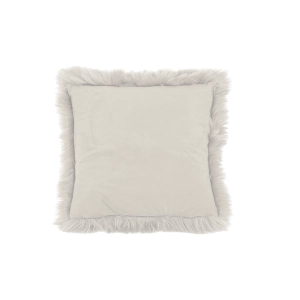Beżowa poduszka Tiseco Home Studio Sheepskin, 45x45 cm-image-2