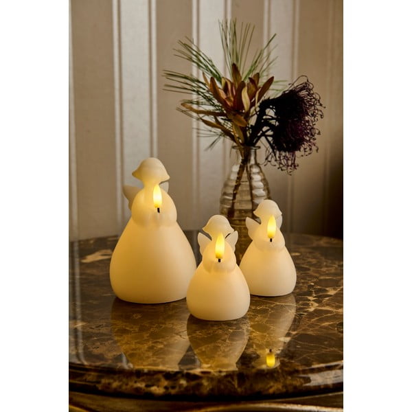 Białe świąteczne dekoracje świetlne 2 szt. ø 6,5 cm Lucia – Sirius-image-2