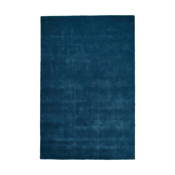 Niebieski wełniany dywan Think Rugs Kasbah, 150x230 cm