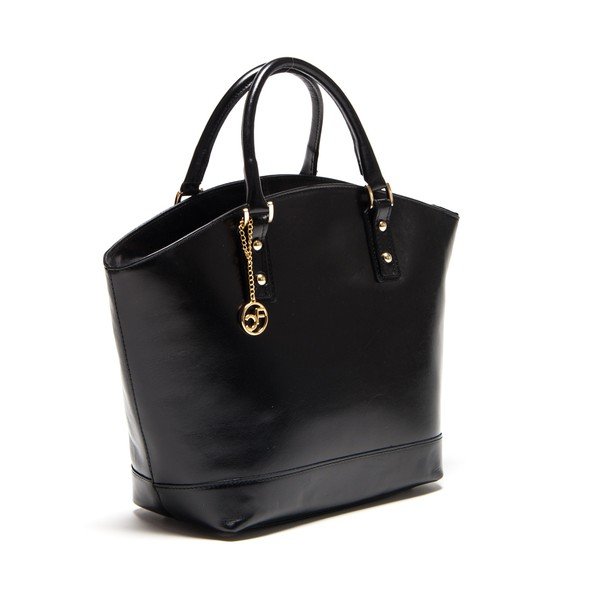 Torebka skórzana Carla Ferreri 351 Nero-image-2