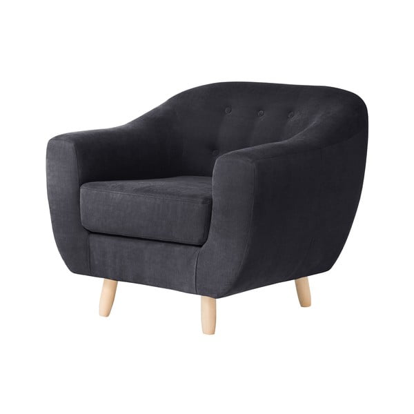 Czarny fotel Jalouse Maison Vicky-image-4