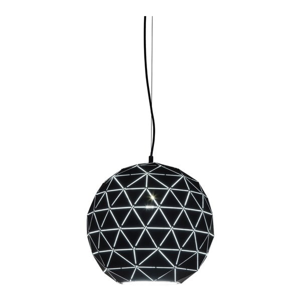 Czarna lampa sufitowa Kare Design Triangle,  Ø 40 cm