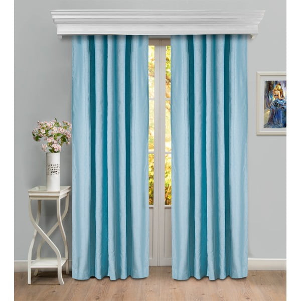 Zestaw 2 niebieskich zasłon Marvella Curtain Panel, 2,6 m