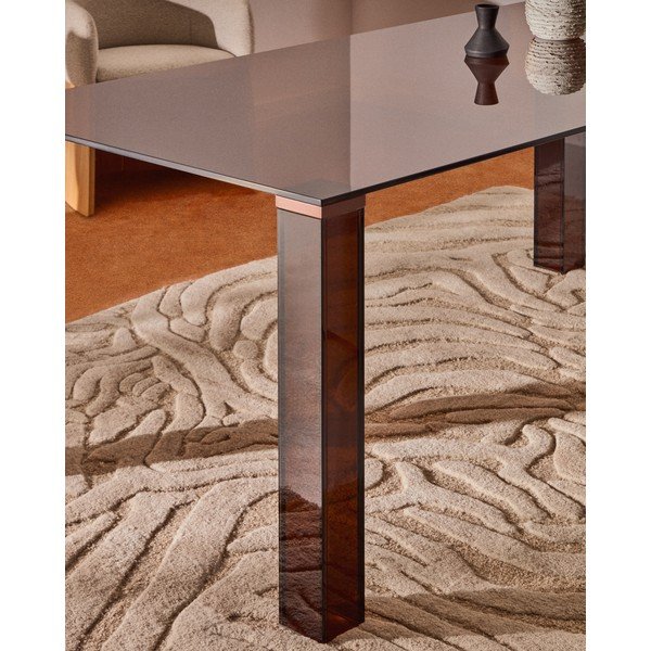 Szklany stół 90x160 cm Adularia – Kave Home-image-3