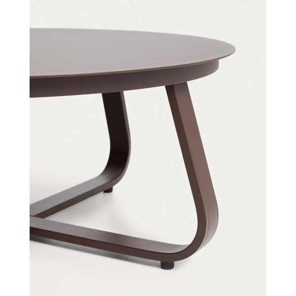 Metalowy okrągły stolik ogrodowy ø 80 cm Tamaris – Kave Home-image-2