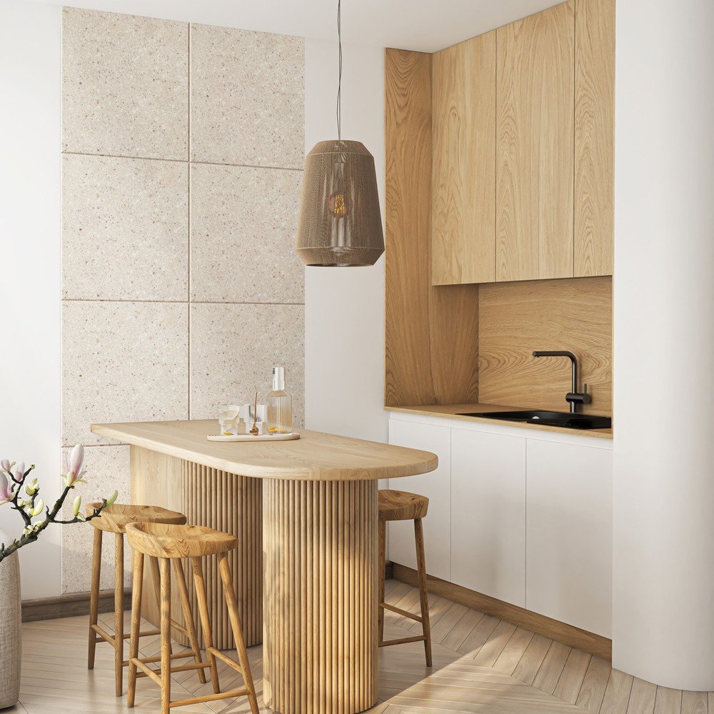 Tekstylne panele akustyczne zestaw 2 szt. 60x60 cm Terrazzo – Styler (zdjęcie 2)