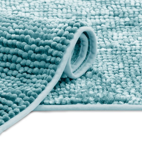 Zestaw 2 niebieskich dywaników łazienkowych AmeliaHome Bati-image-3